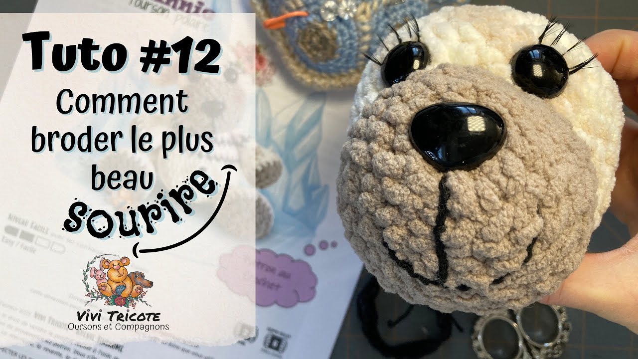 TUTO #12 Comment broder le plus beau sourire qui résistera au temps ! @Vivitricote