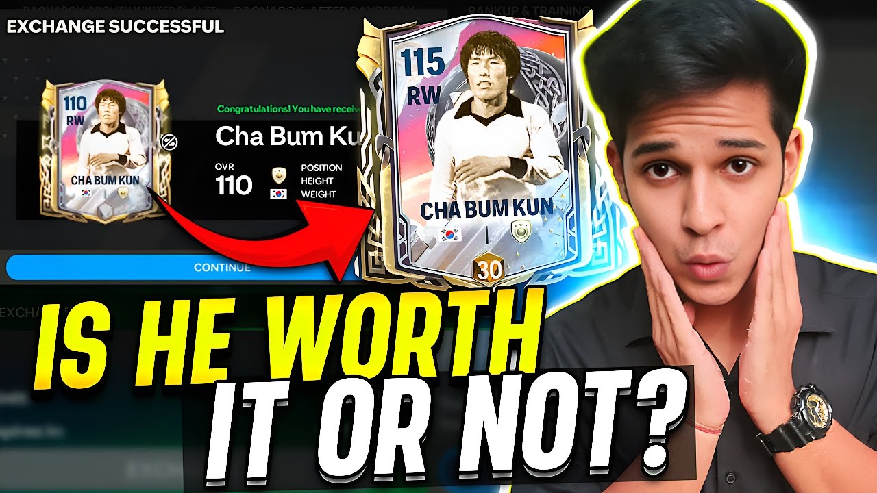 5⭐ Weak Foot + 5⭐ Stamina! New CHA BUM KUN Player Exchange in FC Mobile
