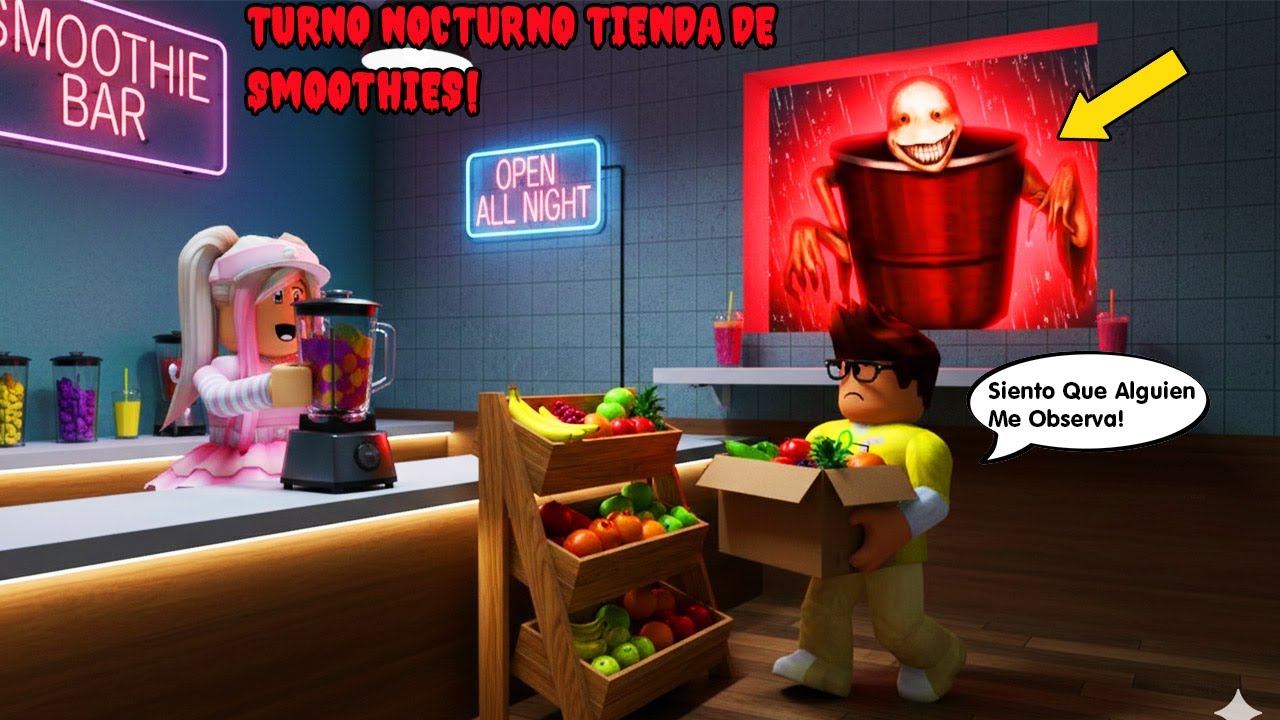 Turno Nocturno Haciendo Smoothies Y Malteadas! Cosas Extrañas Sucenden Aqui!😵🔪