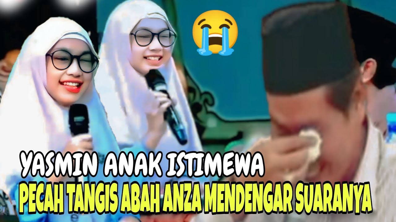 PECAH TANGIS ABAH ANZA & RIBUAN JAMA'AH MENDENGAR SUARANYA// YASMIN ANAK TUNA NETRA BERSUARA MERDU