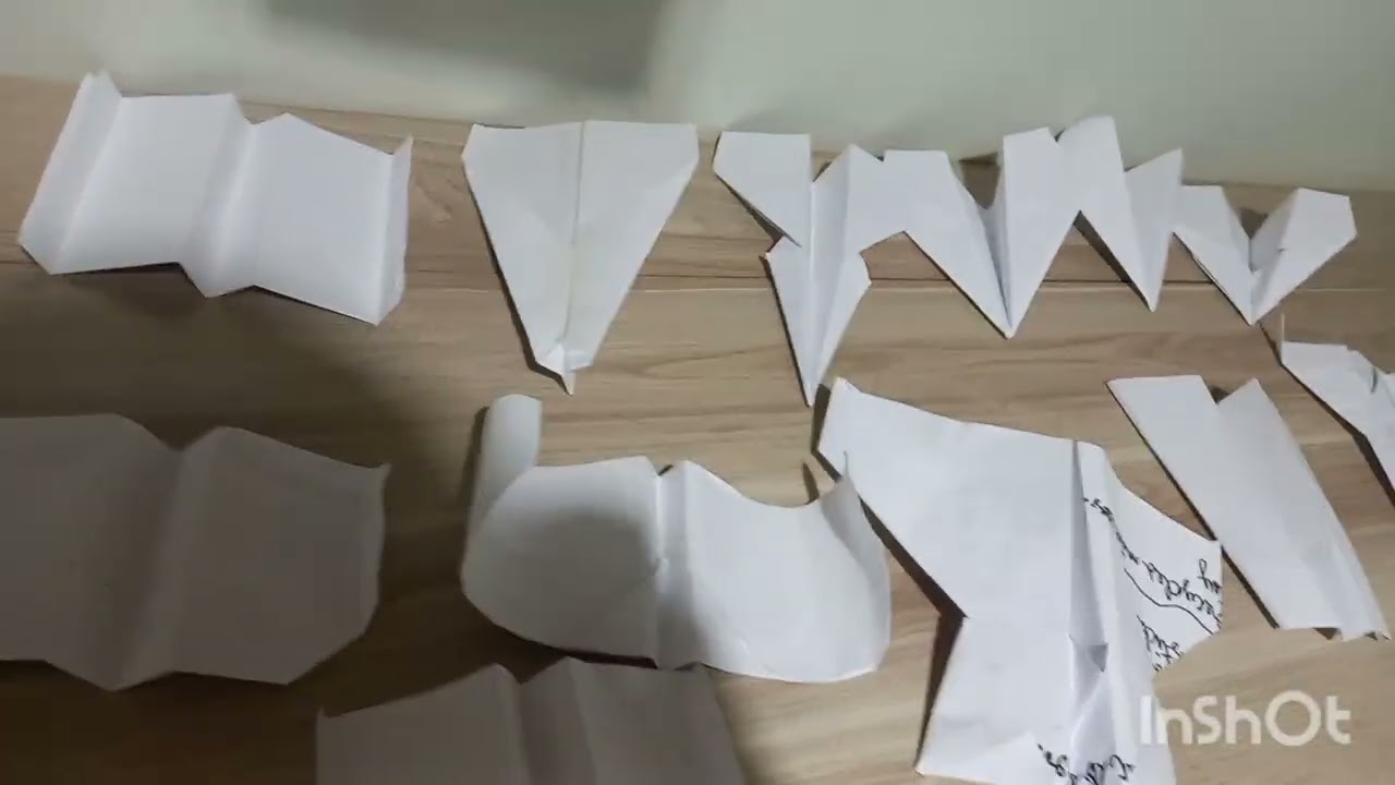 Meus aviões de papel!