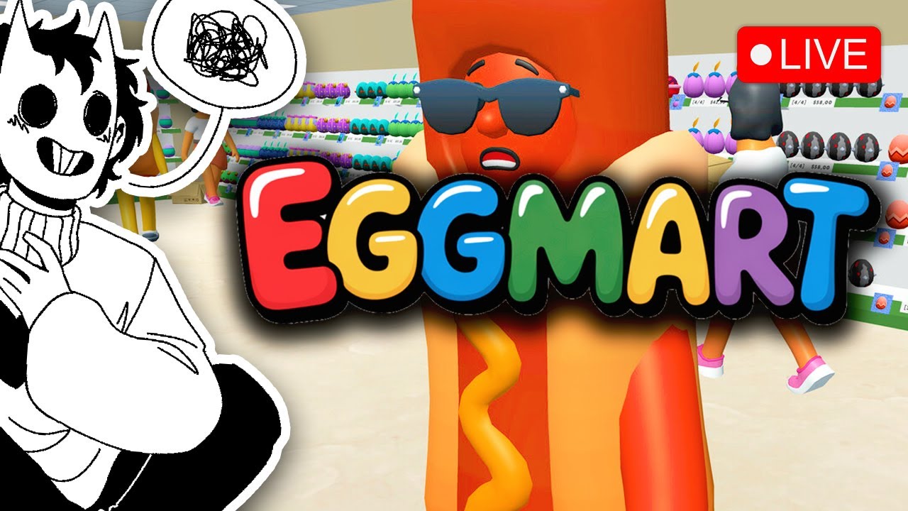 I Opened An Egg GACHA Shop 🥚🐣 - Eggmart First Look Livestream