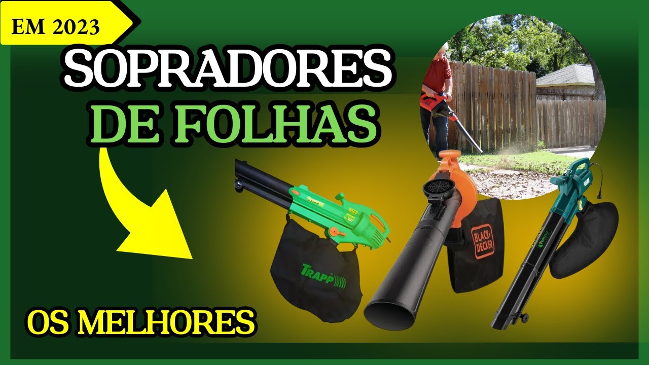 Melhor SOPRADOR ASPIRADOR de Folhas| SopradorAspirador de Folhas Potência, Eficiência e Praticidade