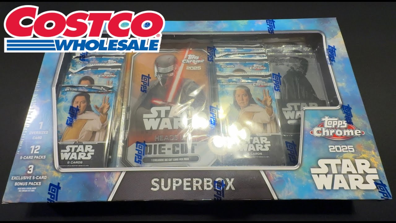Costco exclusive Superbox - 2025 Topps Chrome Star Wars