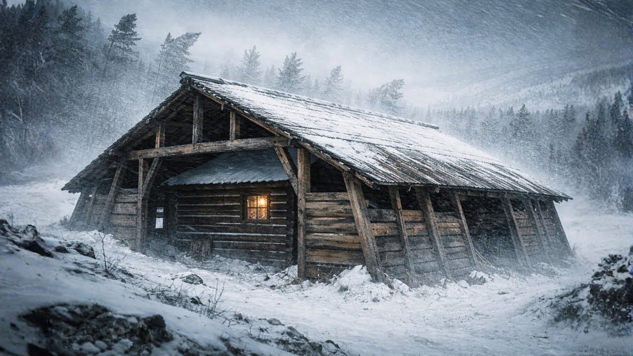 Neighbors Laughed When Ex-Sniper Built a Shed Over His Cabin — Until The Blizzard Came