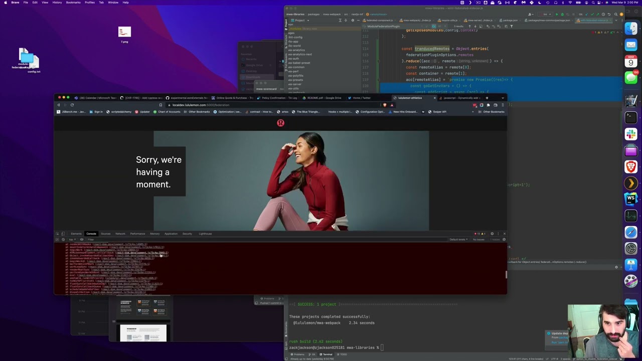 Webpack Federation Middleware?