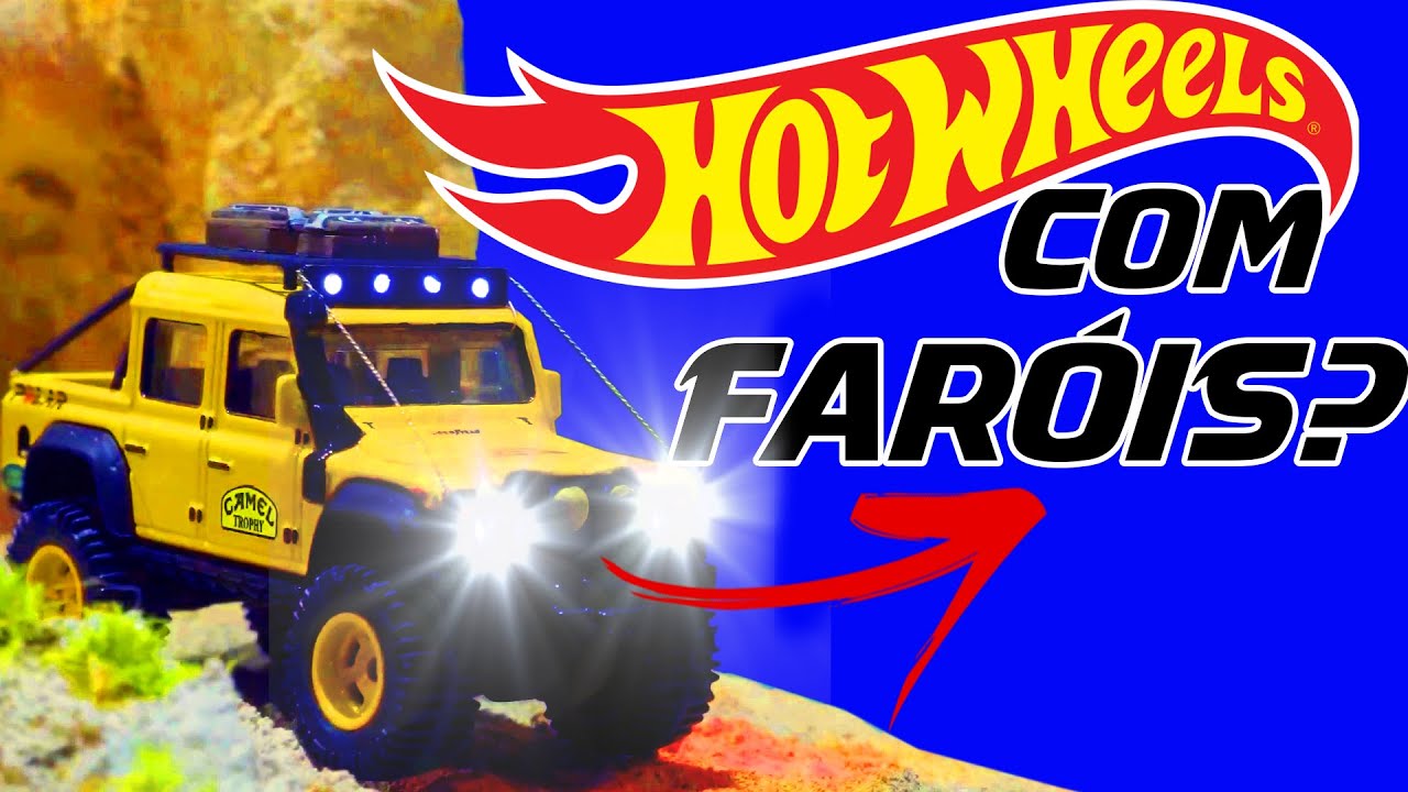 INSTALANDO LUZES EM HOT WHEELS
