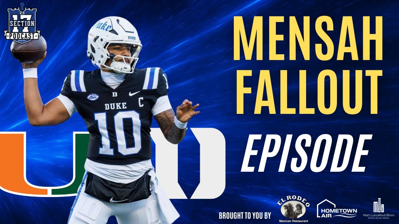 Darian Mensah Transfer Fallout + Basketball Update
