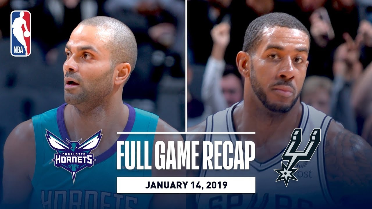 Full Game Recap: Hornets vs Spurs | Tony Parker Returns to San Antonio For The First Time