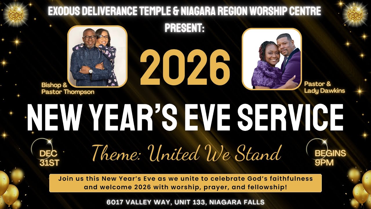 United We Stand - LIVE New Year's Eve Service - December 31, 2025