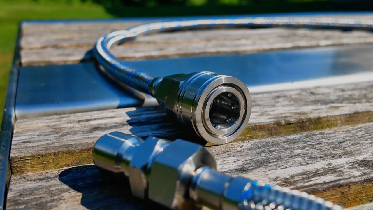 GoBluTech Stainless Steel Braided Hose
