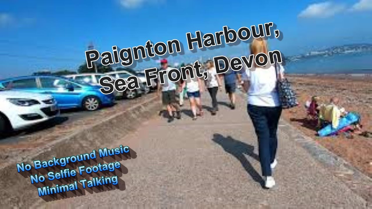 Paignton Harbour, Paignton Sea Front, Paignton Green, Torbay, Devon..Virtual Walk