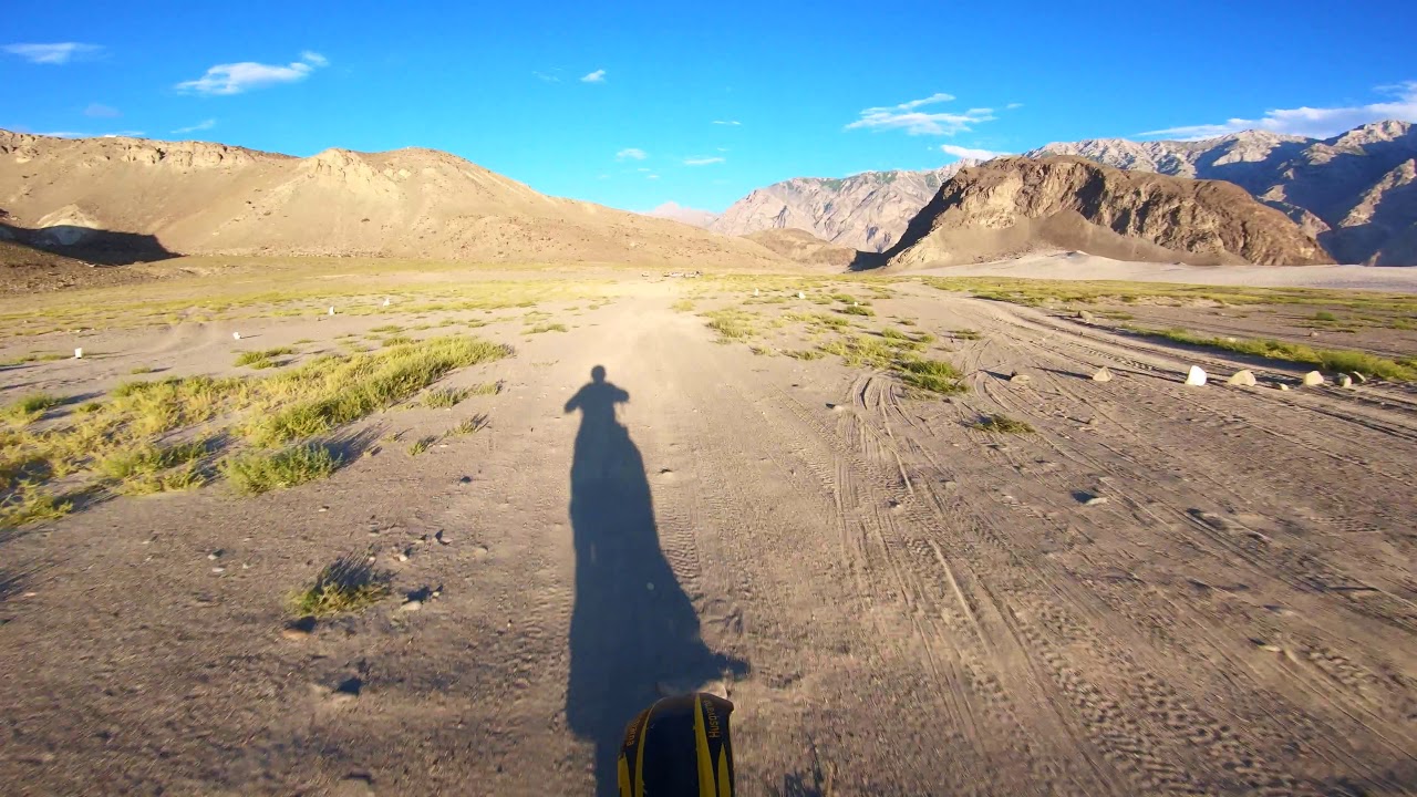 Run on The World Highest Cold Desert Skardu - Husqwarna  enduro - Gopro 4k