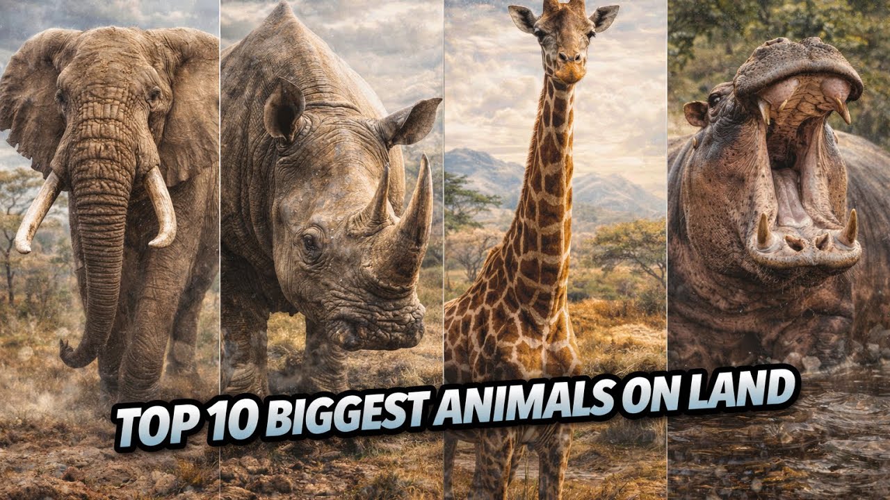 Top 10 Giant Land Animals You Won’t Believe Exist