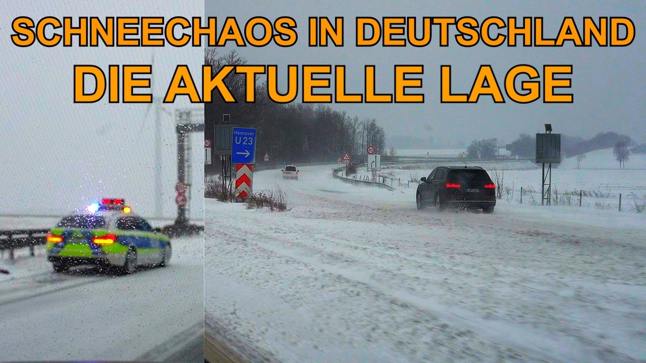 Schneechaos legt Deutschland LAHM! - Die aktuelle Lage