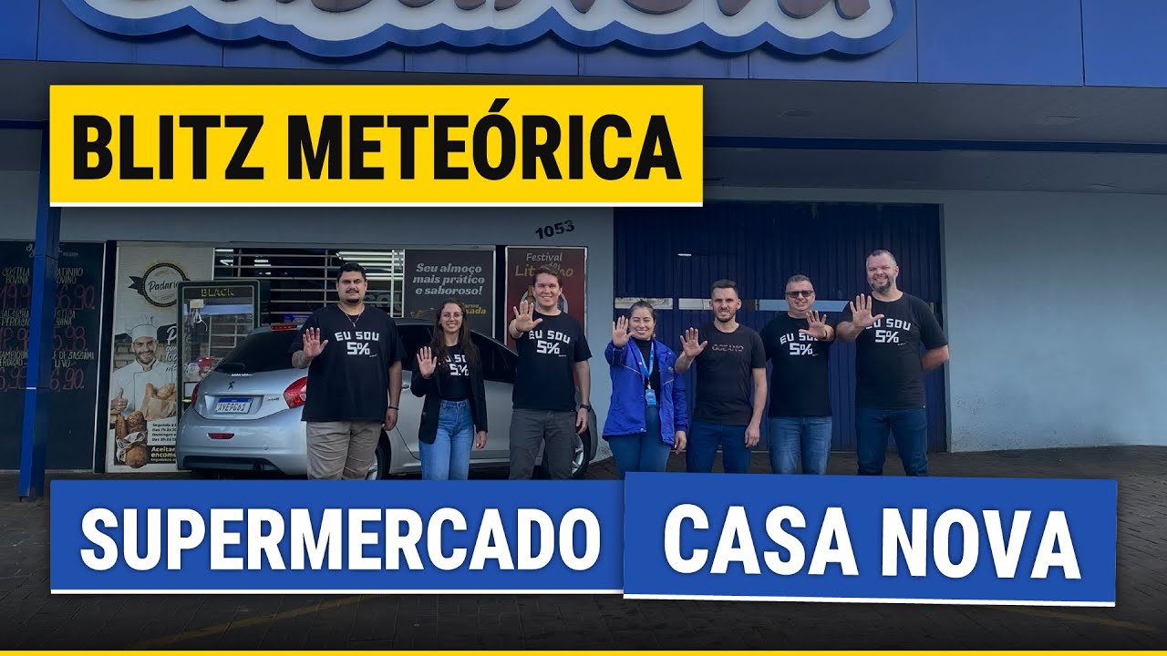 Blitz Mete&oacute;rica Supermercado Casa Nova Cascavel