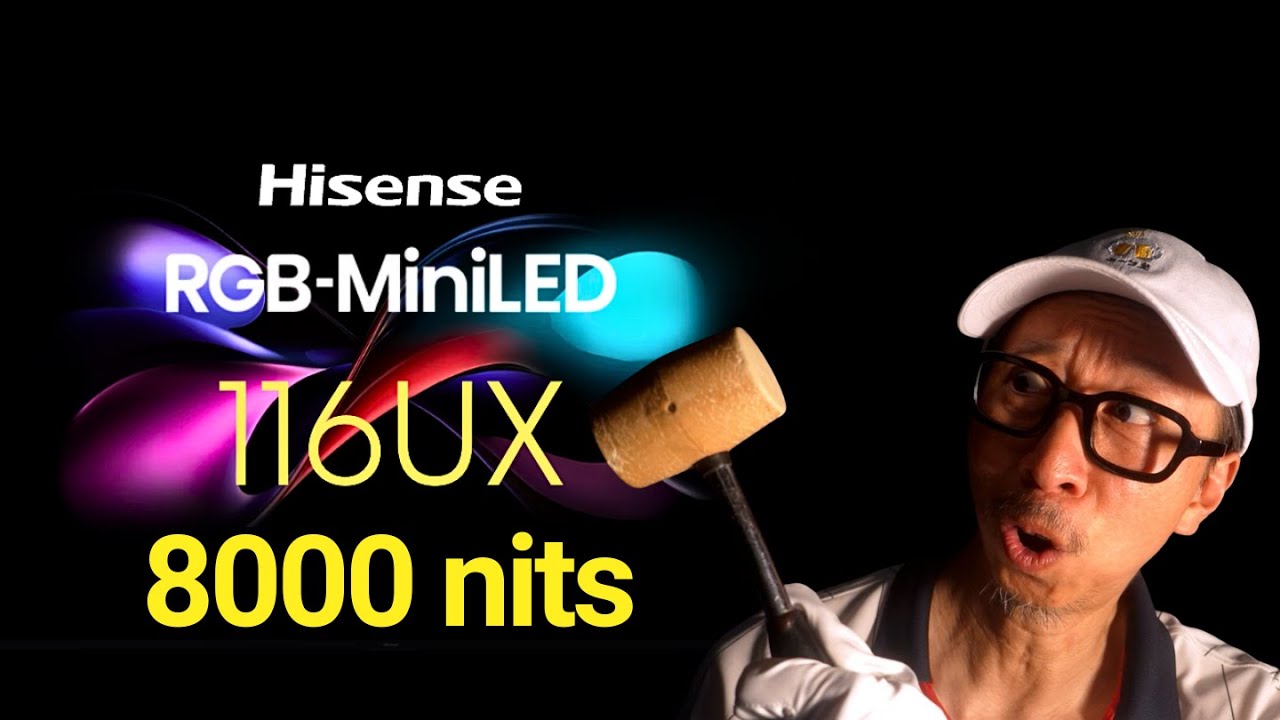 INSANE 116 inch Hisense UX RGB miniLED is brilliant!