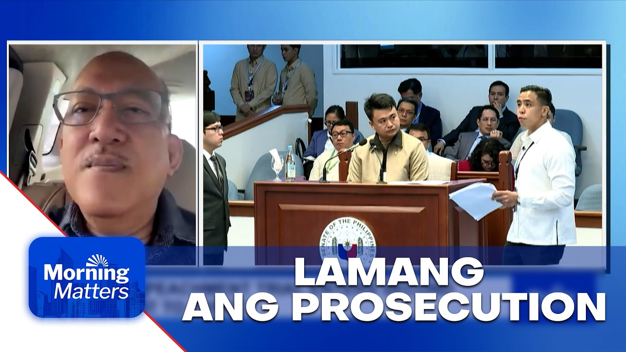 Llamas says prosecution has stronger case on VP Sara's grave threats article | Morning Matters