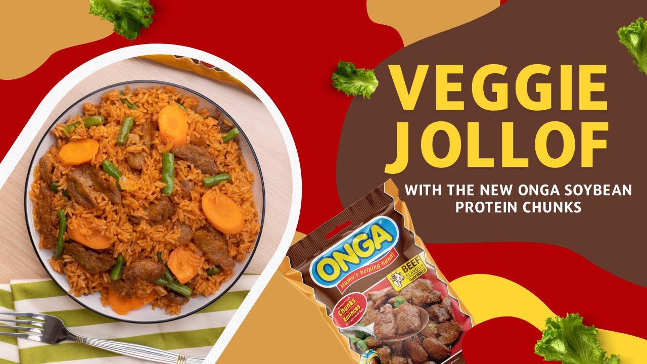 Soybean Chunks Jollof