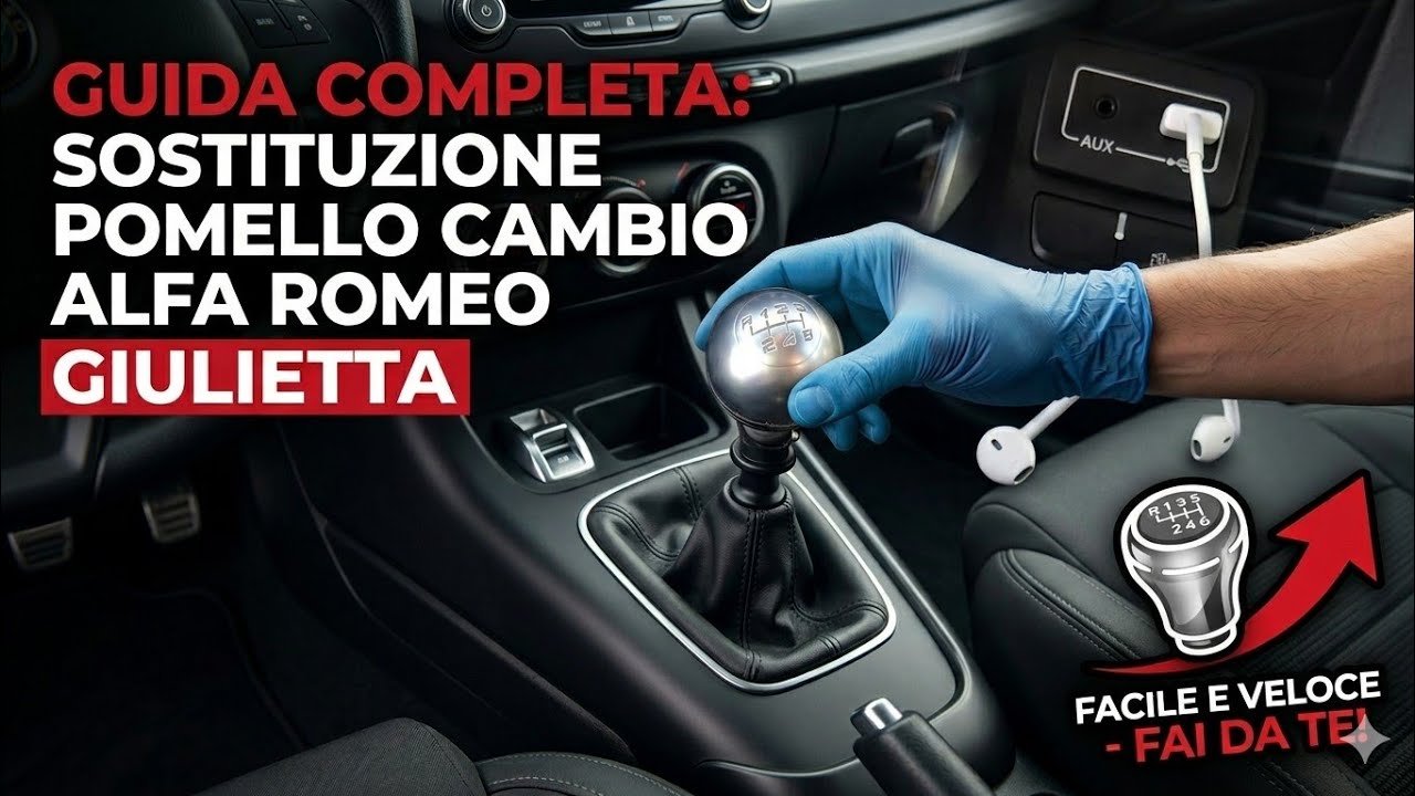 Pomello cambio Alfa Romeo Giulietta smontaggio