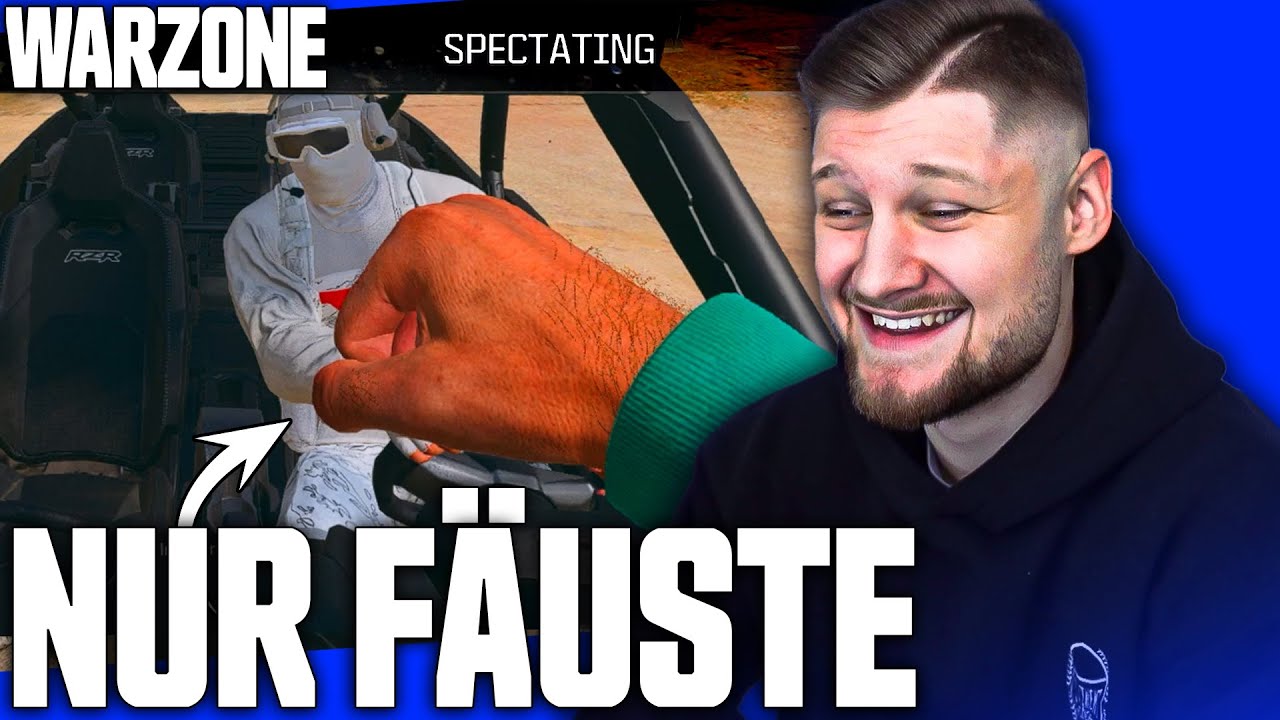 WAS PASSIERT HIER?! 😂 NUR FAHRZEUGE, FÄUSTE & FINISHER erlaubt in DIESER Warzone Custom Runde