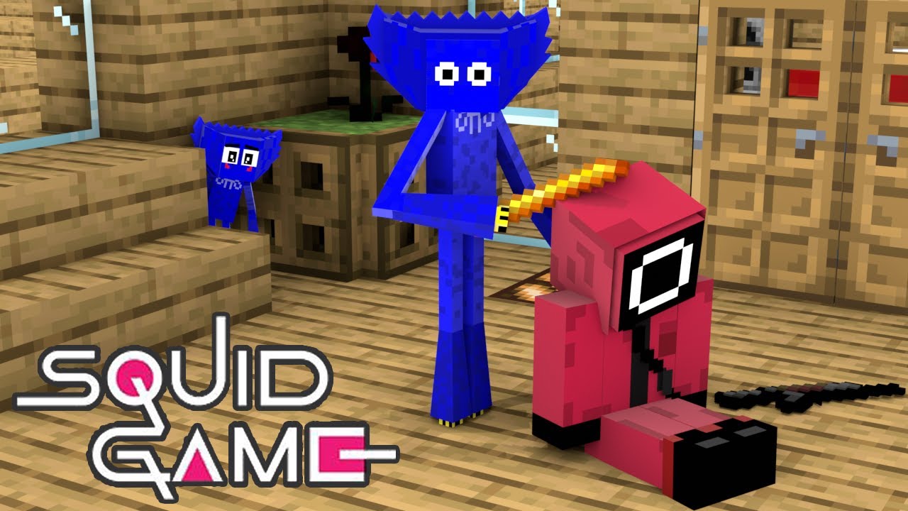 HUGGY WUGGY vs SQUID GAME - Minecraft Animation