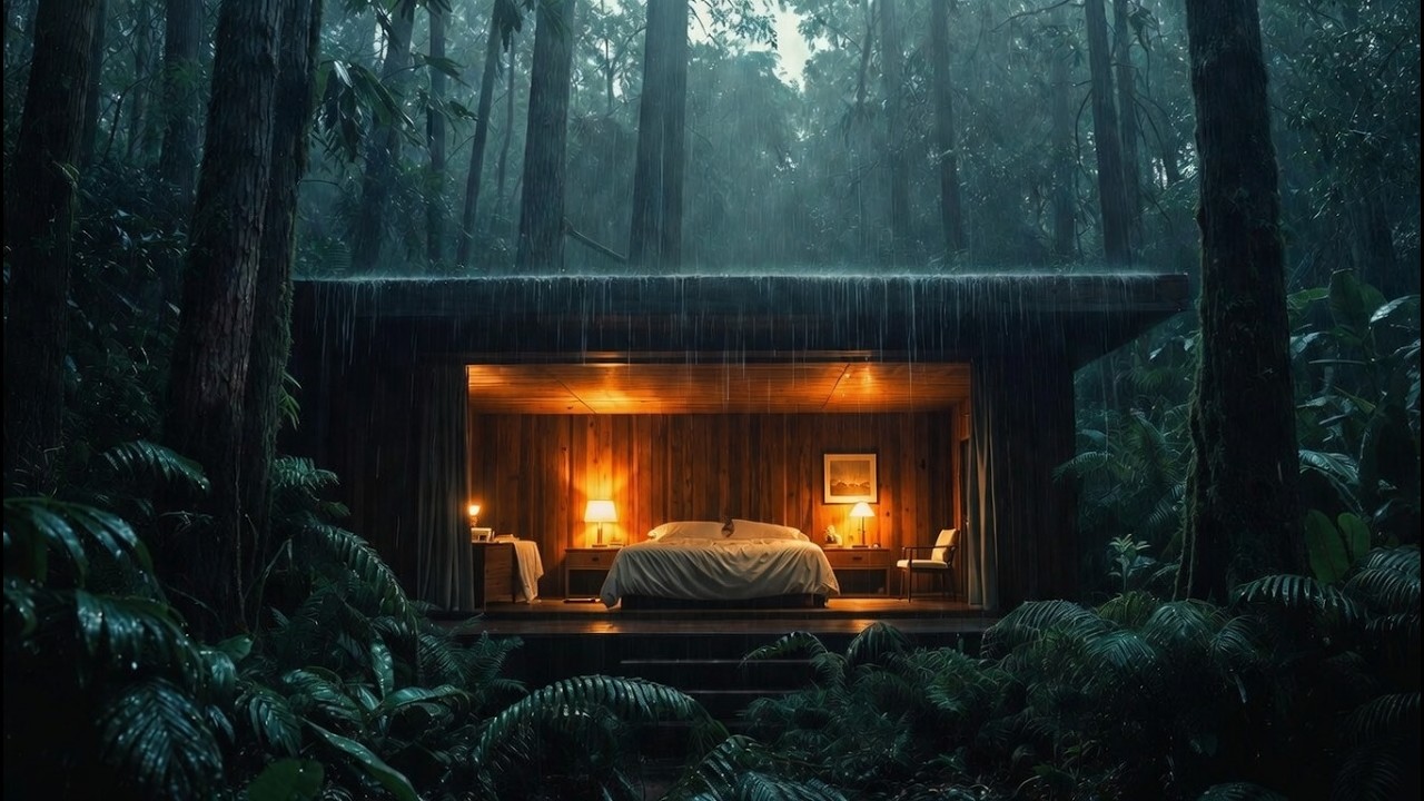 Lluvia Tranquila de Noche para Relajarse y Desconectar