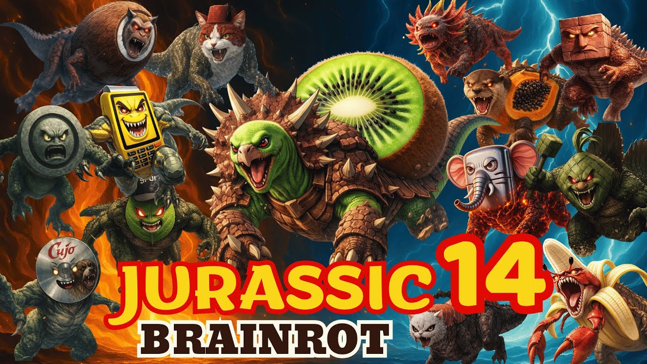 Brainrot Anime Opening Song Pt.14 ft Jurassic World Christmas | Official Music Video