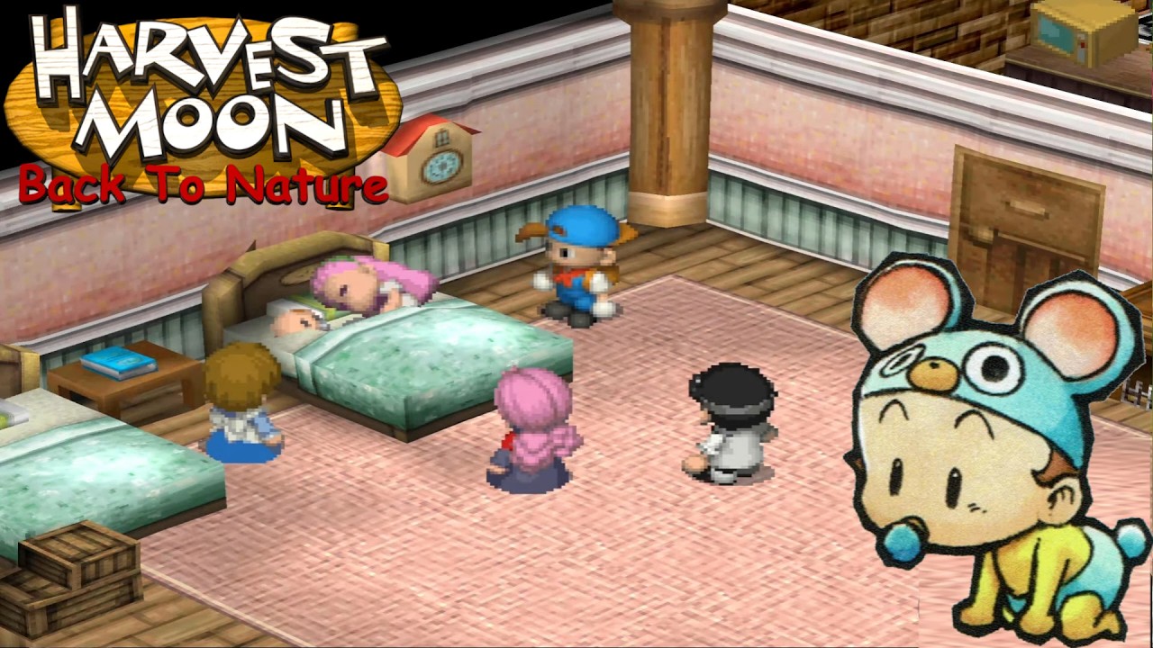 Semua Cutscene Perkembangan Anak - Harvest Moon Back To Nature Indonesia