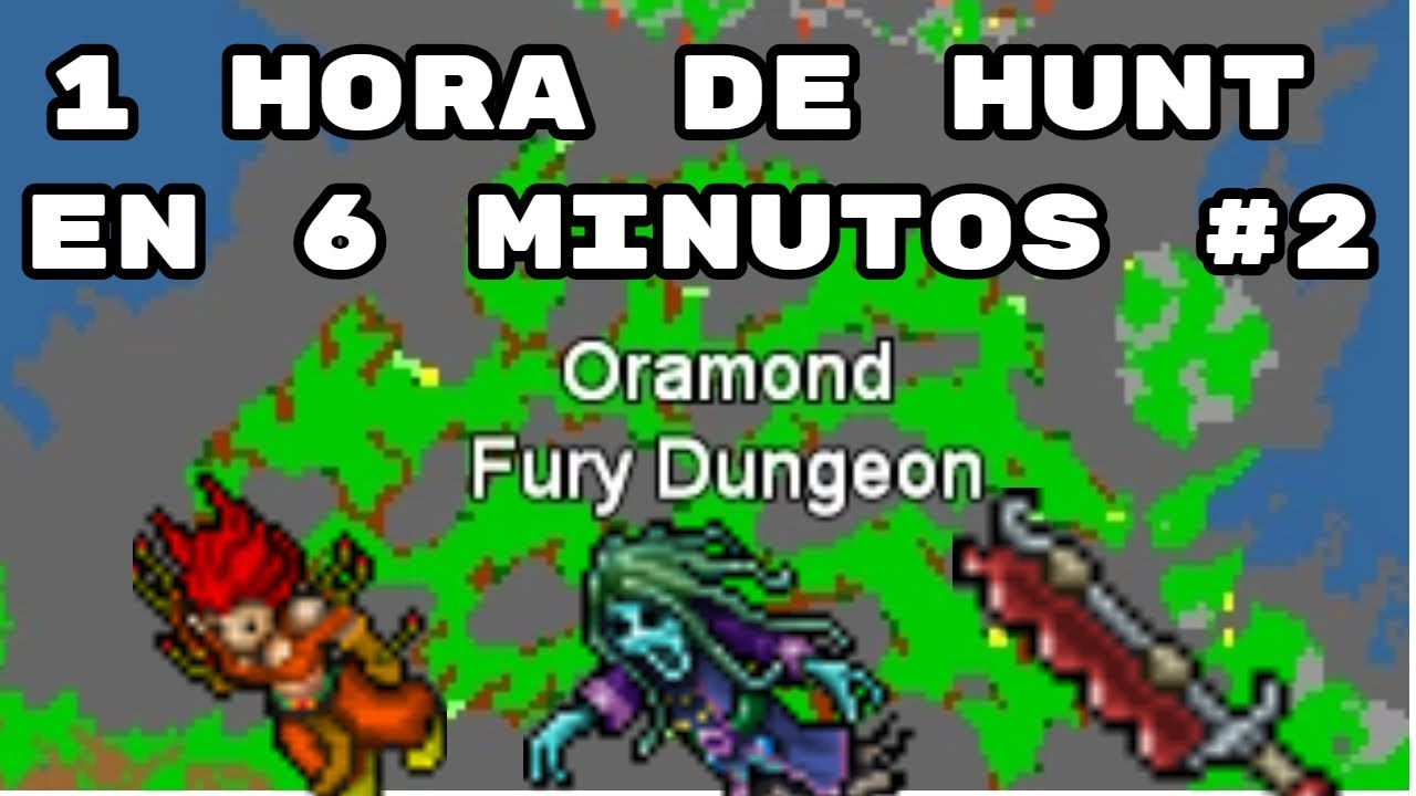 Tibia 1 Hora De Hunt en 6 Minutos Episodio 2: Oramond Fury & Spectre EK Solo hunt