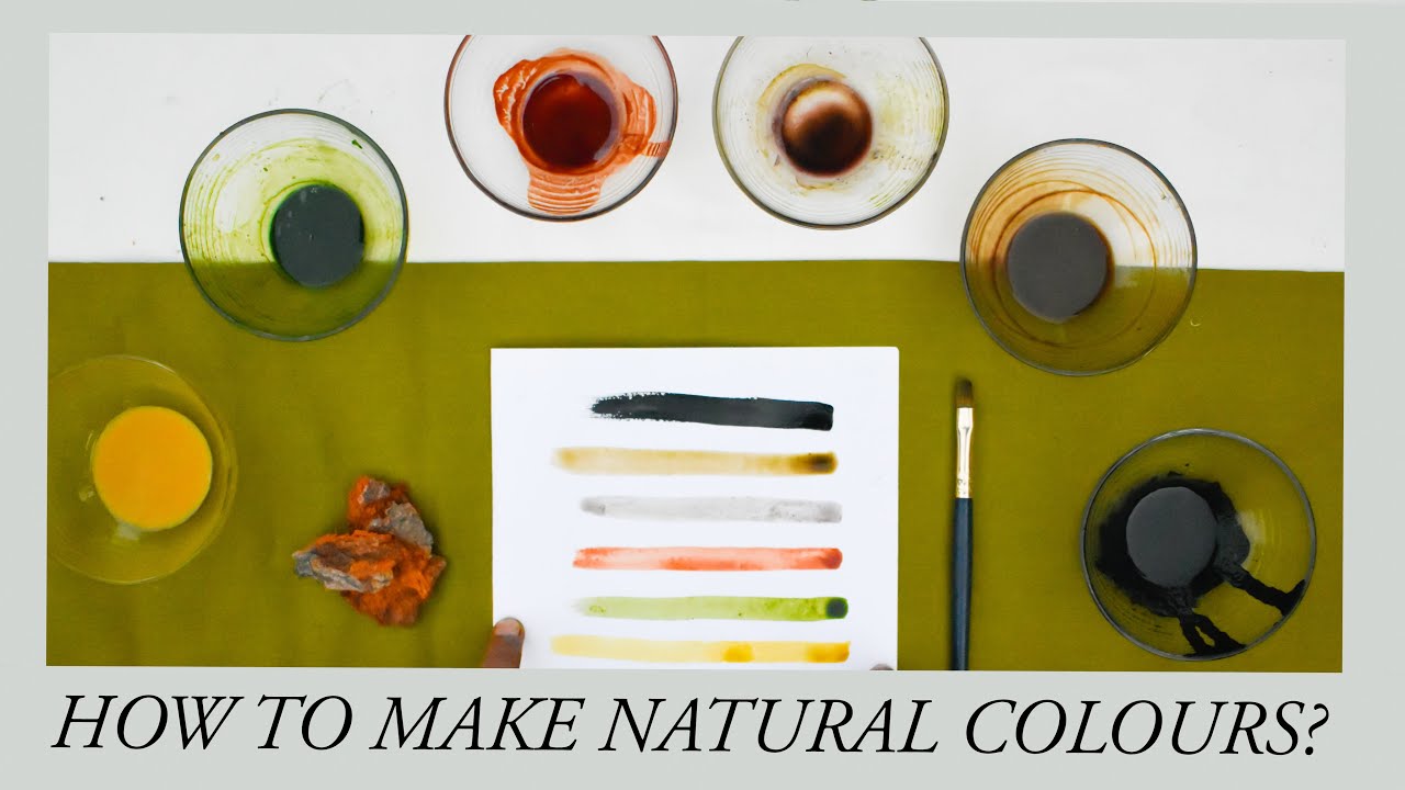 How To Make Natural Colours At Home For Painting  (Part -1) | Madhubani Painting