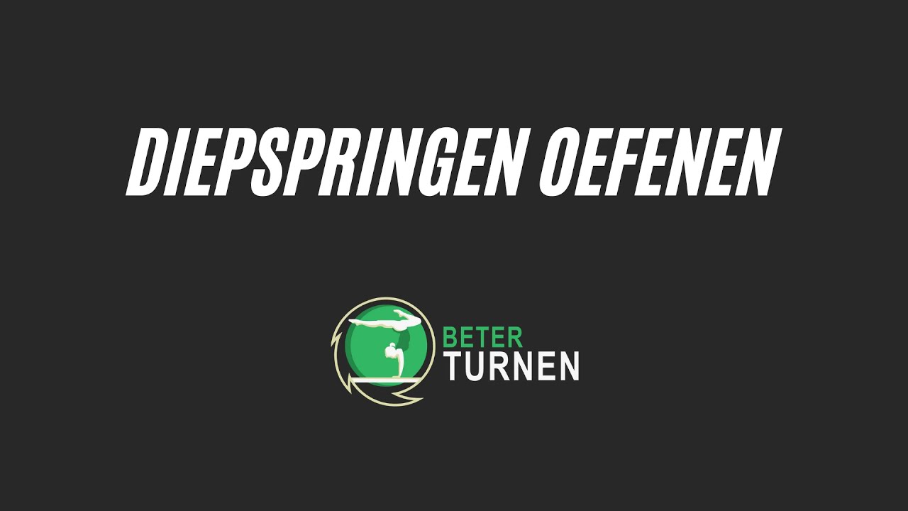 Diepspringen leren -  kleutergym oefeningen