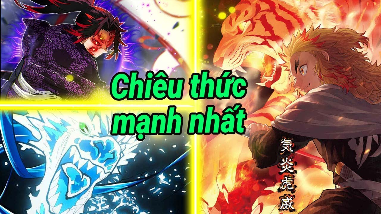 15 Chiêu Thức Mạnh Nhất Của Các Dạng Hơi Thở Kimetsu no Yaiba