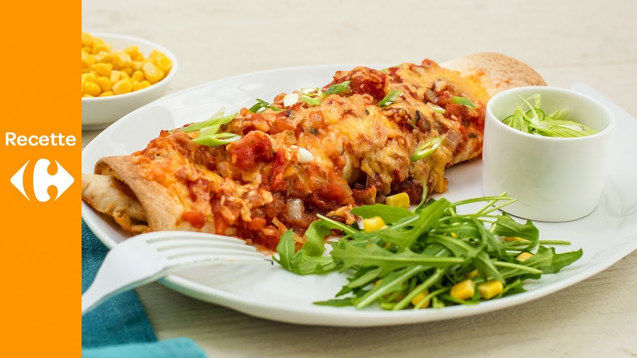 Enchiladas au poulet grill&eacute;e
