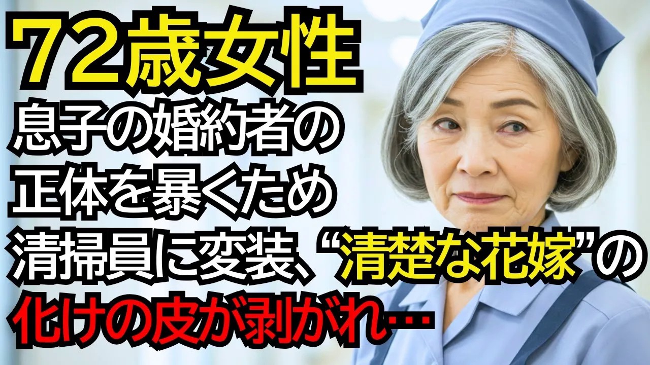 大富豪の私は、息子の婚約者の本性を暴くため、清掃員に変装…“清楚な花嫁”の化けの皮が剥がれ、その場が騒然となりました