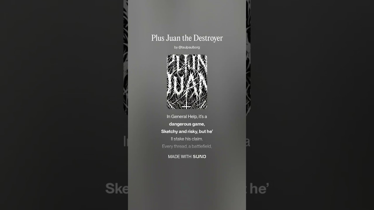 Plus Juan the Destroyer (+1)