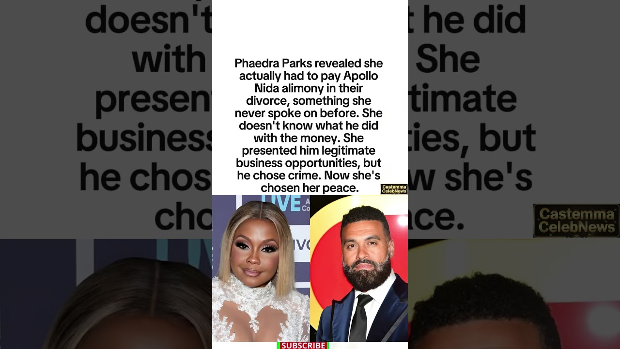 Phaedra: &ldquo;I Chose Peace.&rdquo; 😳 #Shorts #PhaedraParks #ApolloNida #relationship #marriage #dating