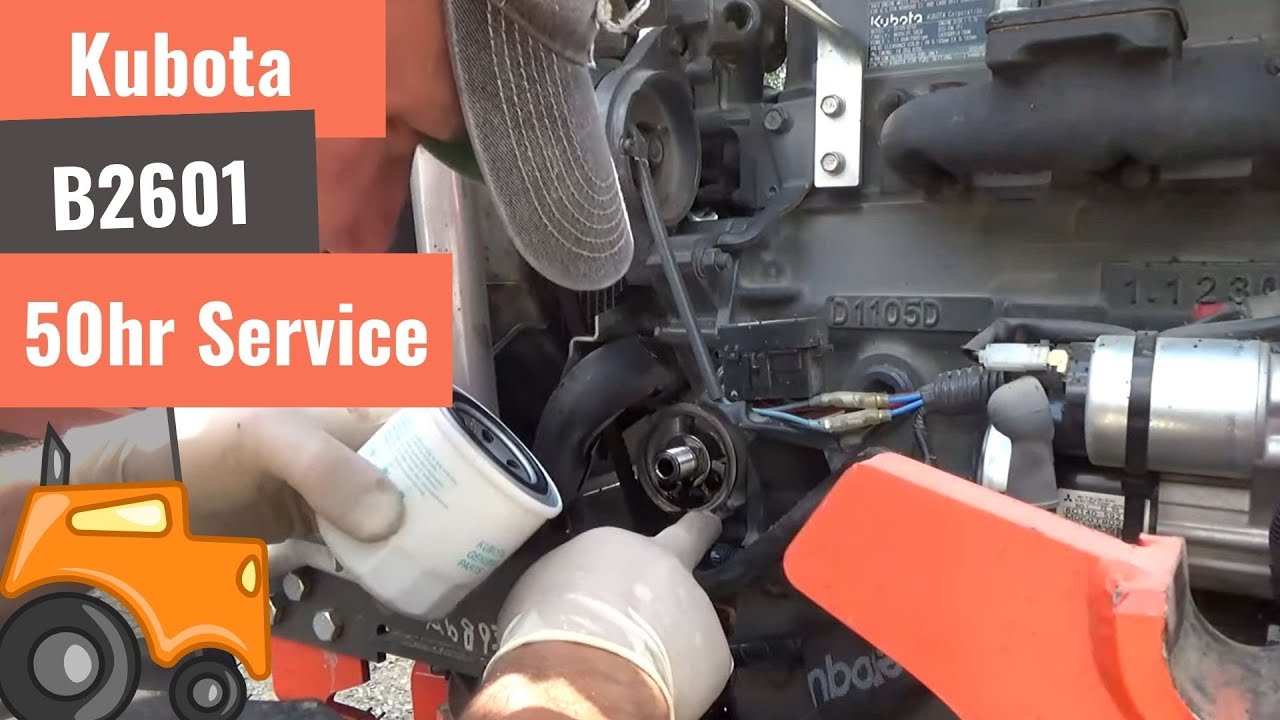 Kubota B2601 - The First 50hr Service