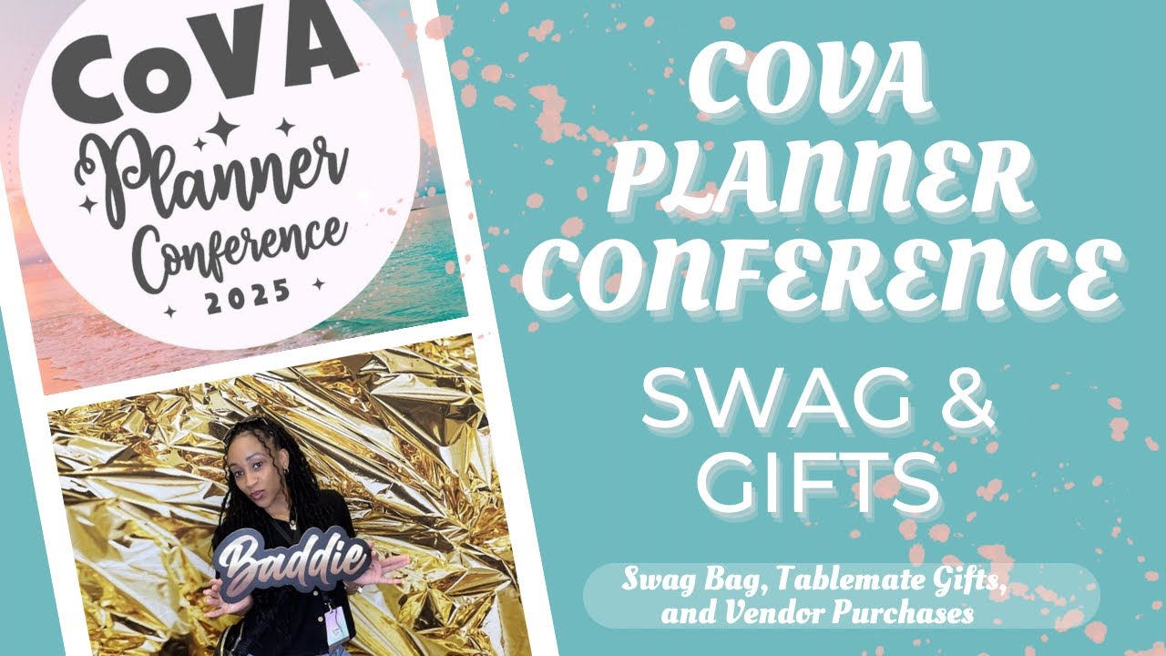 COVA PLANNER CONFERENCE | RECAP | SWAG & GIFTS + GIVEAWAY 
