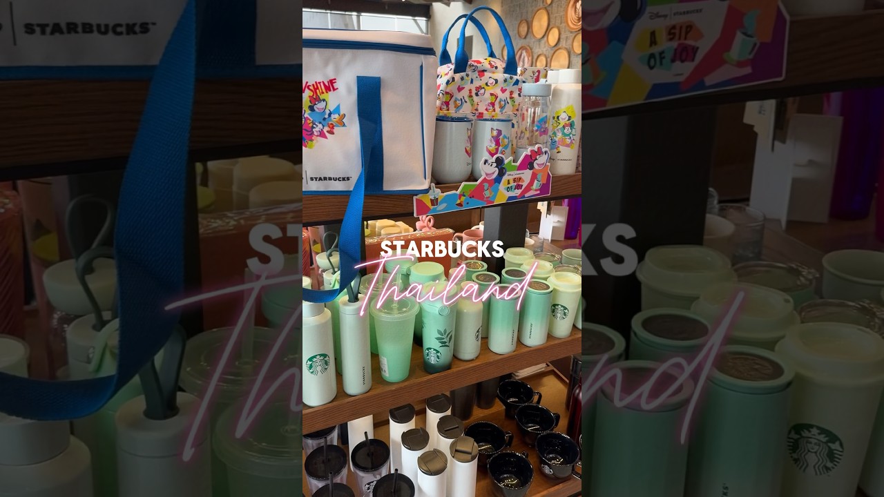 Super Cute Merchandise at STARBUCKS Thailand ☕️🥰#starbucks #cute