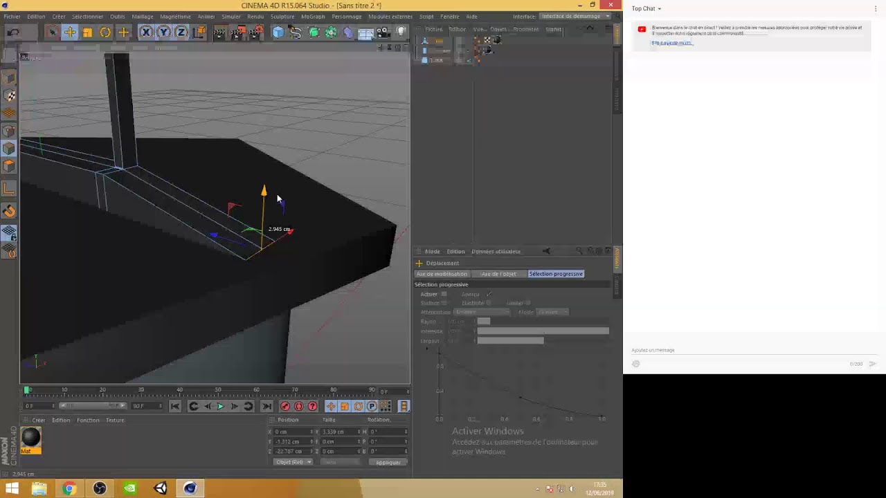 // Mod&eacute;lisation sobema break dance extreme //simulation forain 3d