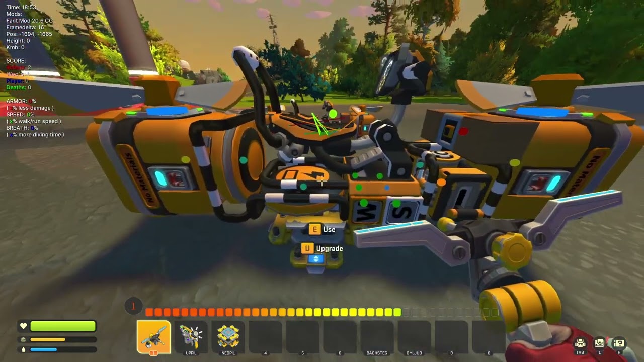 how to build a simple scrap mechanic fant mod flyer