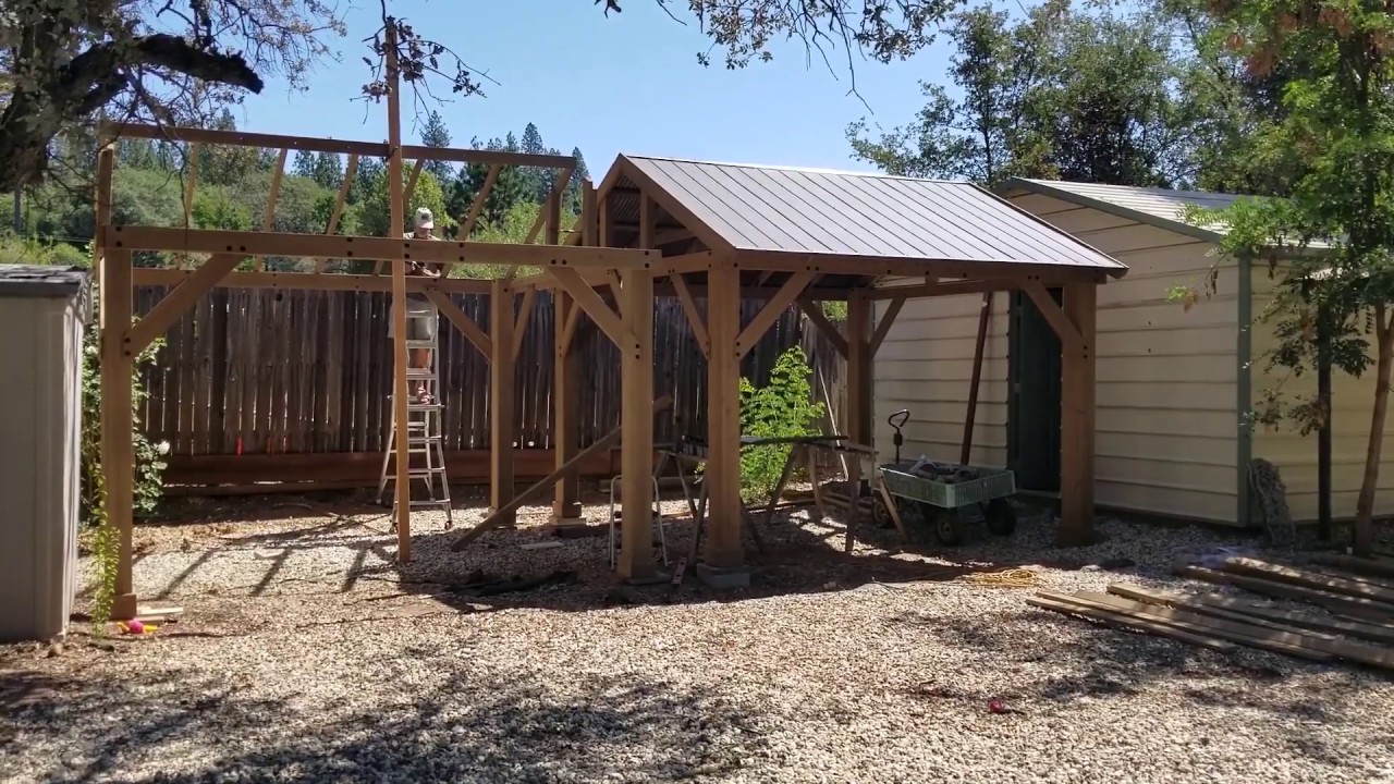 Building a Costco 12 x 14 Yardistry Pavilion alone