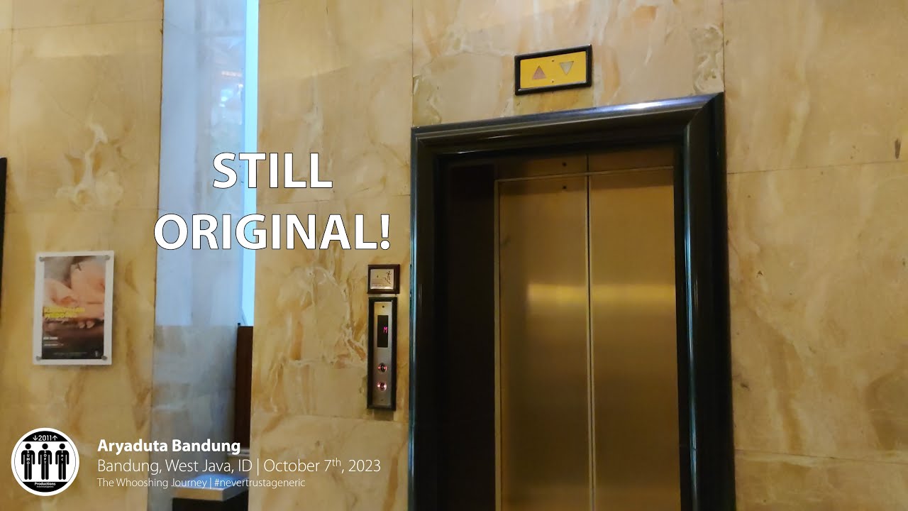 Old OTIS Traction Lifts / Elevators - Aryaduta Bandung, West Java