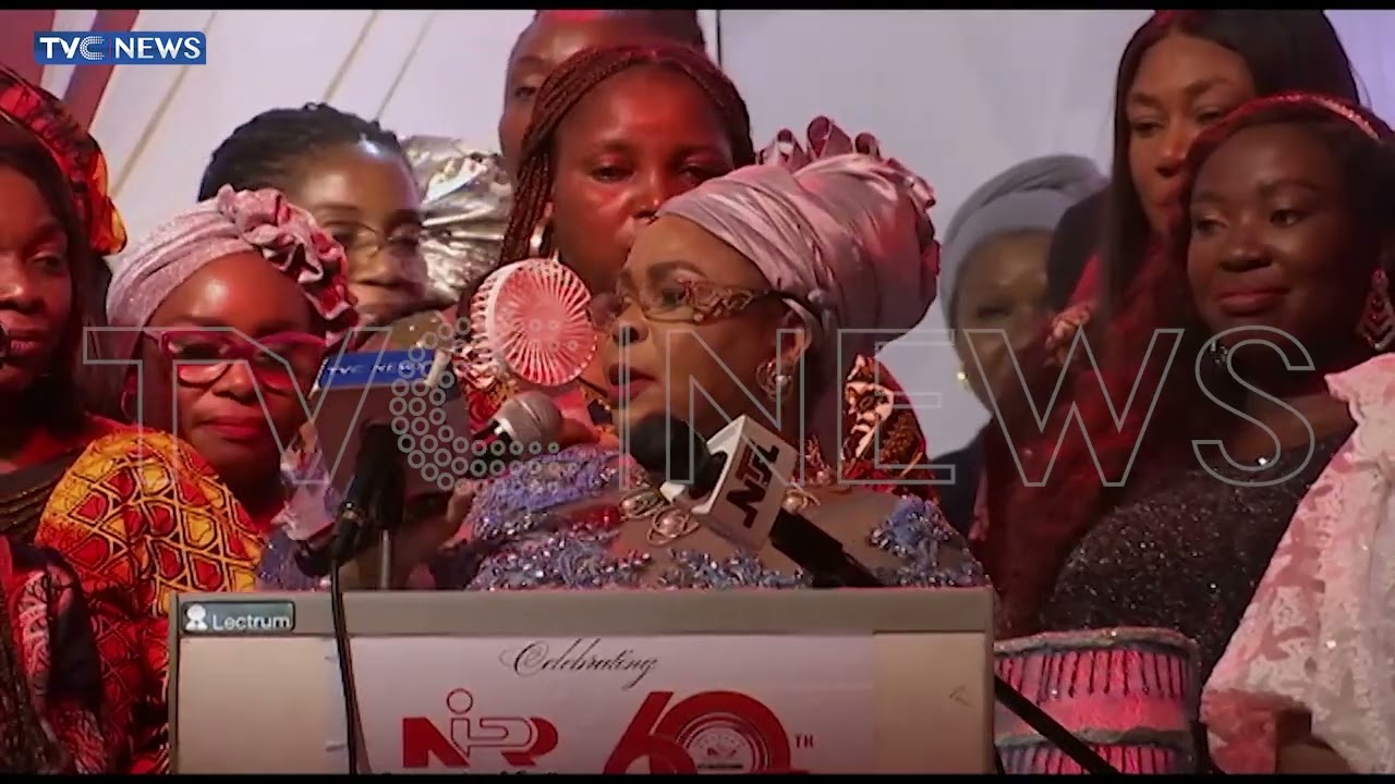 FULL VIDEO: Patience Jonathan 'Entertains' Audience At NIPR Event