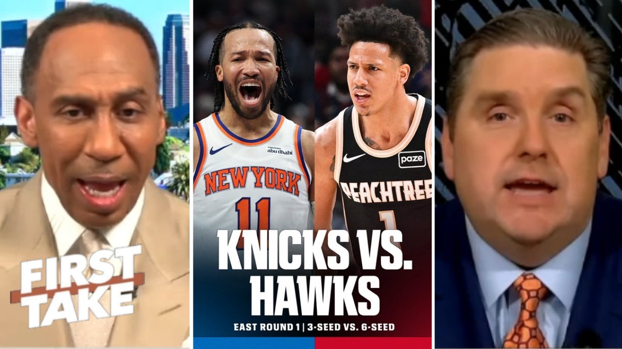 FIRST TAKE | Hawks in 6! - Stephen A. Smith prediction Atlanta will give the Knicks a tough series