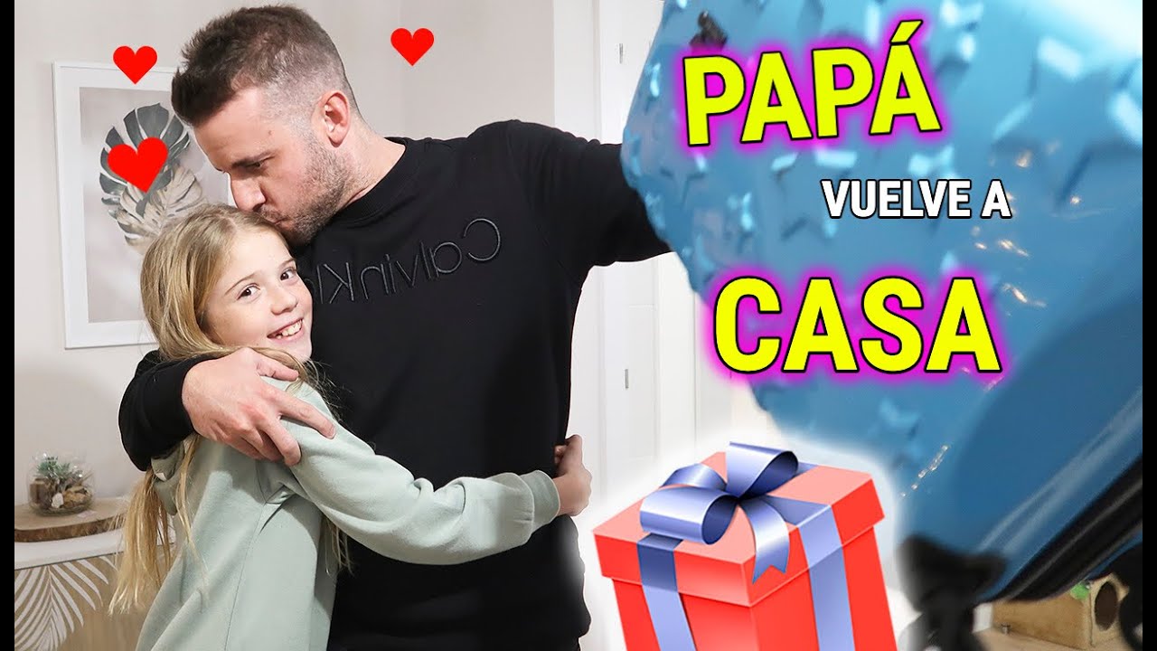 MI PADRE VUELVE A CASA P0R NAVIDAD! REENCUENTRO EMOTIVO REACCIÓN DE DANIELA LLORA