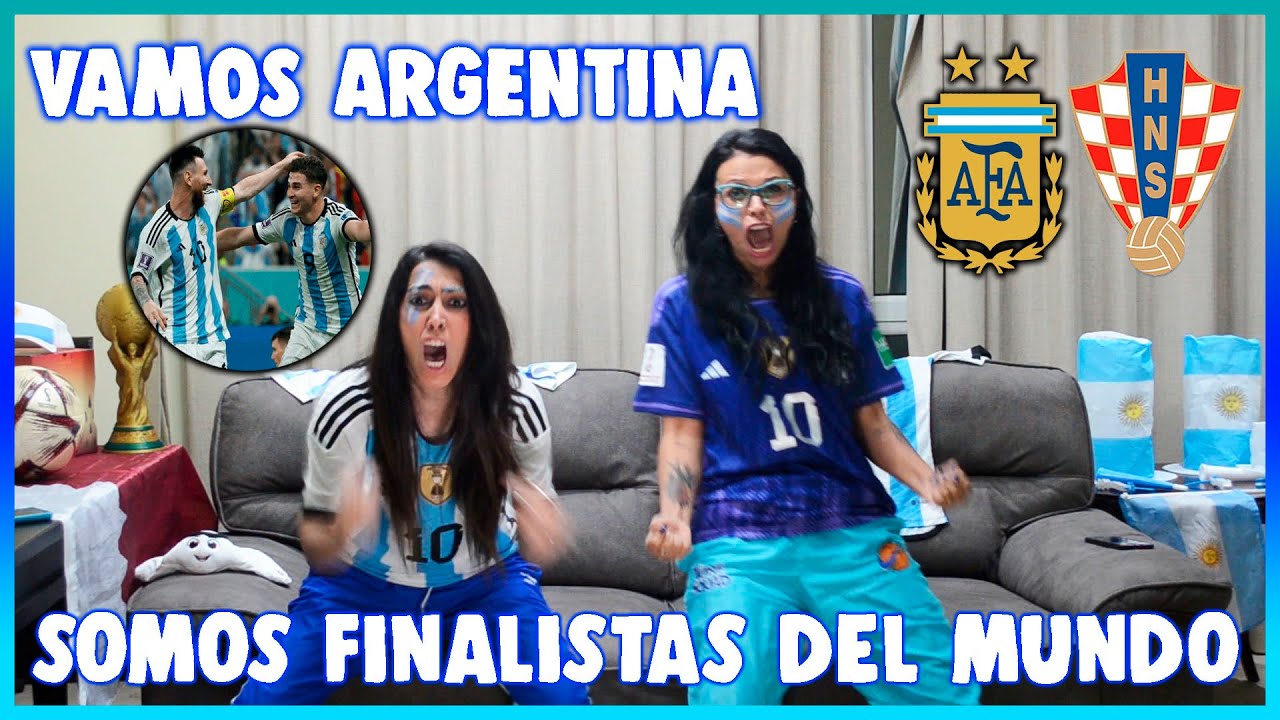 Argentina 3 vs Croacia 0 REACCION DE ARGENTINOS DESDE QATAR | ARGENTINA ES FINALISTA DE MUNDO 🏆⚽