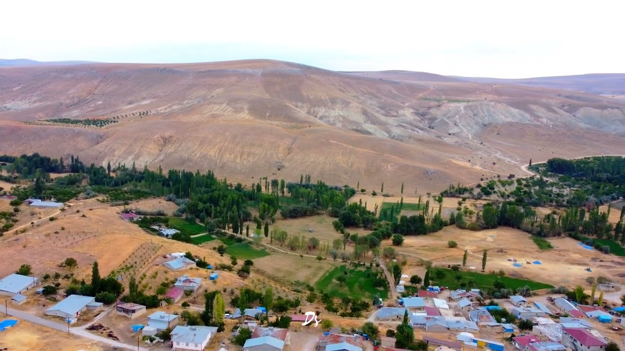 Aşağı Ayvalı Köyü (Şeref) Gürün -Sivas 4K drone video