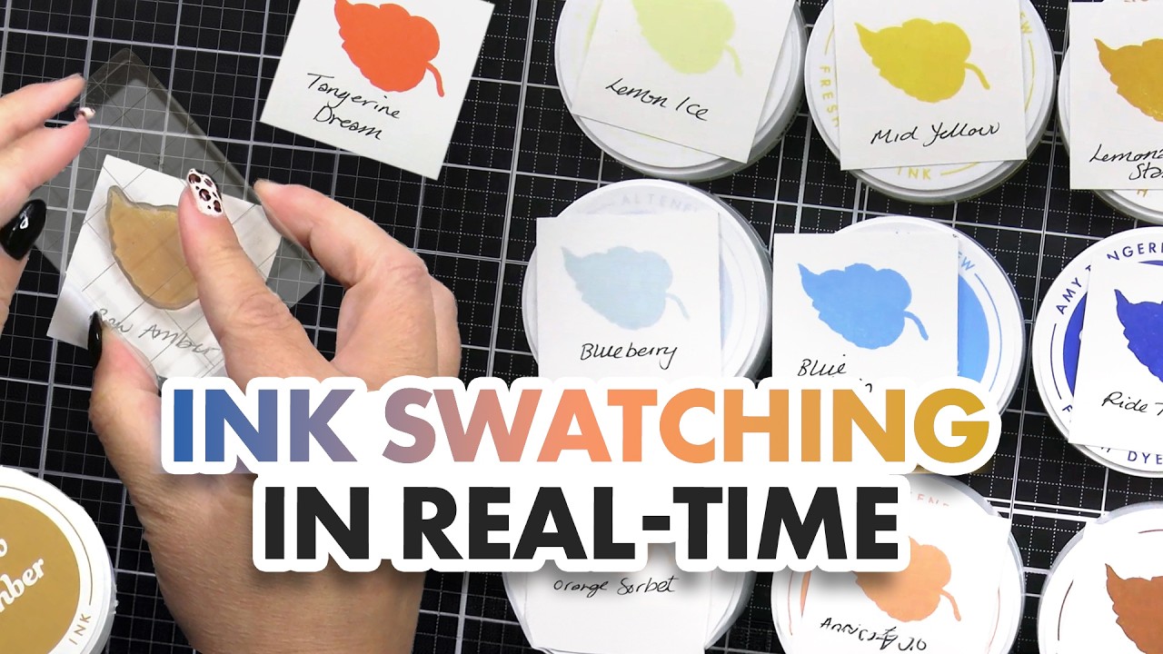 How to Swatch & Label Ink Pads &ndash; Easy Craft Organization for Card Makers & Crafters!
